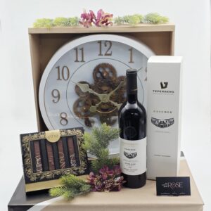 שעון קיר<br>יין אסנס טפרברג<br>מארז אצבעות פרלין