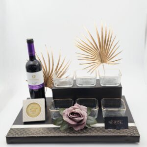 סט קעריות לסלטים<br>יין ויז'ן טפרברג<br>מטבע פרלין "פורים שמח"