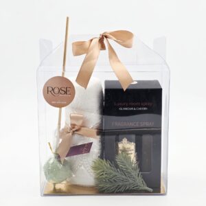 מפיף ריח שפריץ<br>מגבת תחרה<br>פרלין מקל